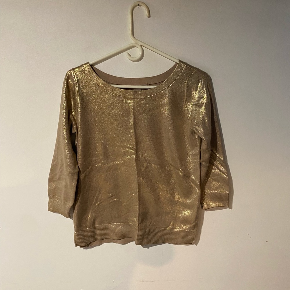 Banana Republic Gold Shirt